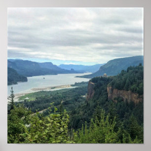 Poster Vue de Vista House, Oregon