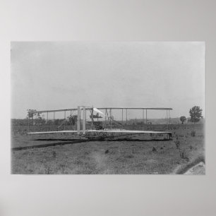 Poster Vue d'ensemble du plan de Wright Brothers