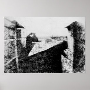 Poster Vue depuis la fenêtre du Gras, Joseph Niepce