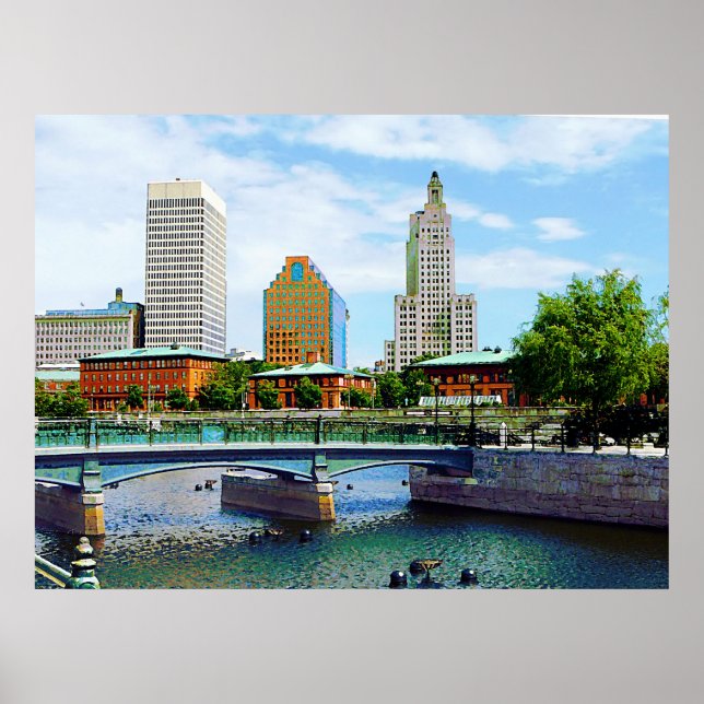 Poster Vue depuis Waterplace Park (Devant)