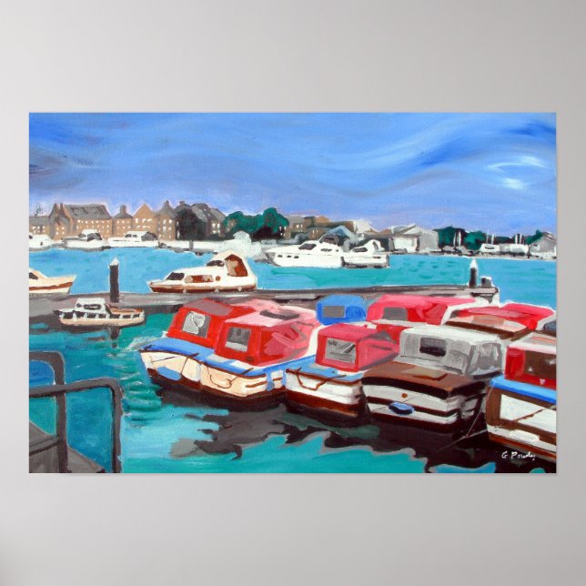 Poster Vue des Broads (Devant)