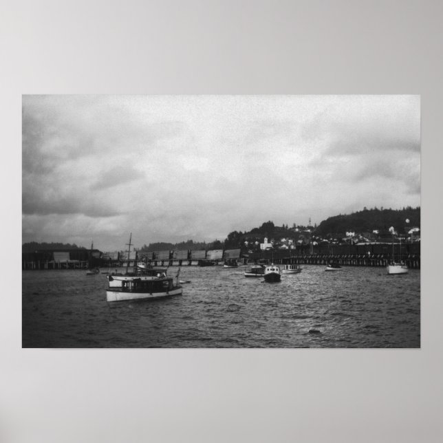 Poster Vue des navires à la 15e Régate annuelle (Devant)