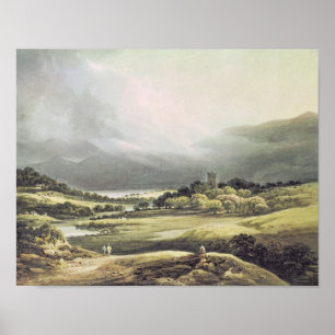 Poster Vue du château de Dunloe, Killarney, 1805