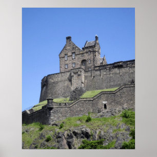 Poster Vue du château d'Édimbourg, Édimbourg, Écosse,