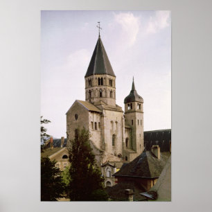 Poster Vue du Clocher de l'Eau Benite