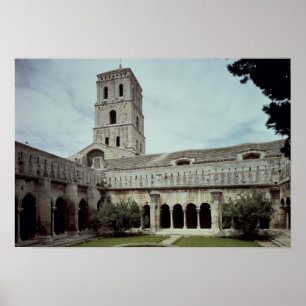 Poster Vue du cloître