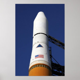Poster Vue du cône avant de la fusée Delta IV