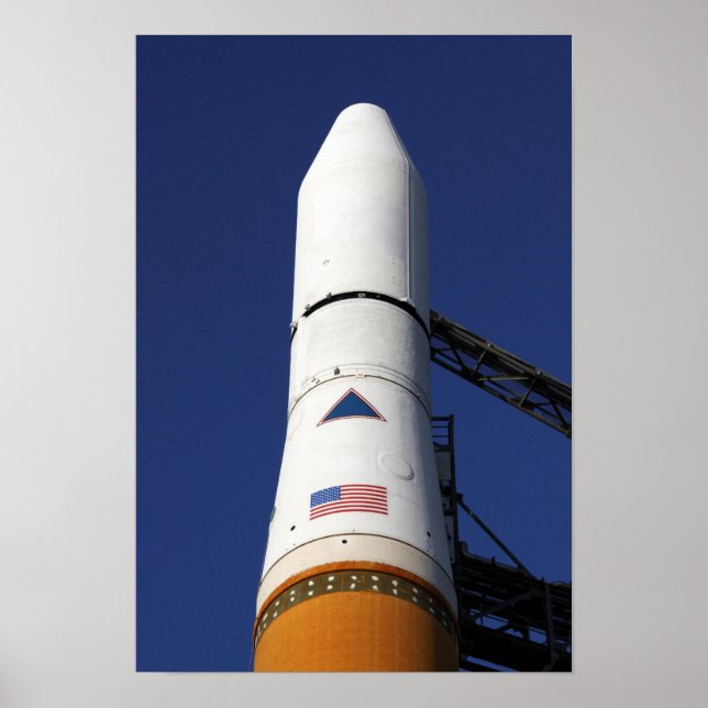 Poster Vue du cône avant de la fusée Delta IV (Devant)