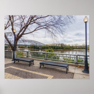 Poster Vue du fleuve Missouri
