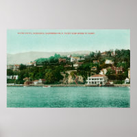 Vue du front de mer de San Francisco Yacht Club