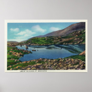 Poster Vue du lac des nuages