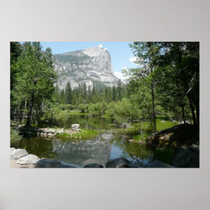 Poster Vue du lac Miroir dans le parc national de Yosemit