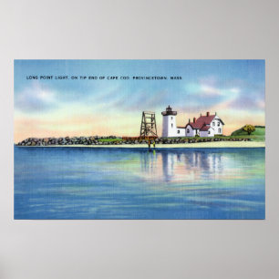 Poster Vue du long phare de point