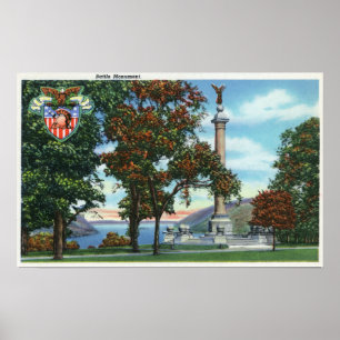 Poster Vue du monument de la bataille