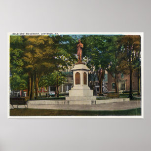 Poster Vue du monument des soldats