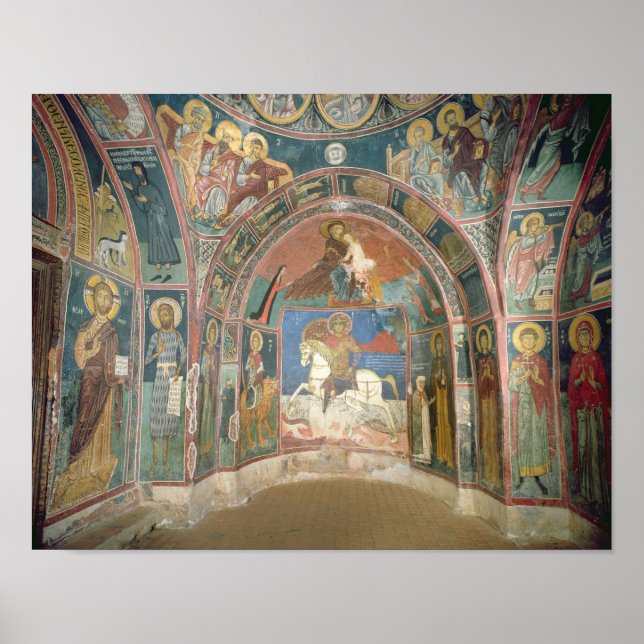 Poster Vue du narthex, 1332-3 (Devant)