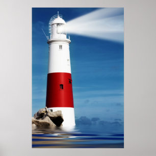 Poster Vue du phare