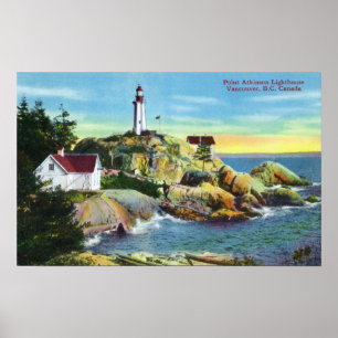 Poster Vue du phare 2 d'Atkinson de point