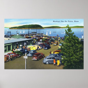 Poster Vue du quai municipal