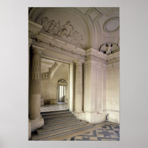 Poster Vue du vestibule central, construit 1642-51