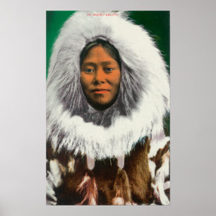 Poster Vue d'une beauté esquimaude