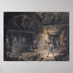 Poster Vue d'une cellule dans la bastille