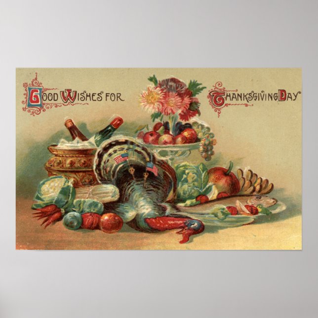 Poster Vue d'une fête (Devant)