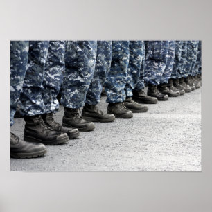 Poster Vue en faible section des marins