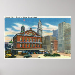 Poster Vue extérieure de Faneuil Hall # 2