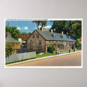 Poster Vue extérieure de Ft. Maisons de l'Ouest et du Blo