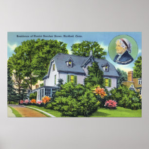 Poster Vue extérieure de Harriet Beecher Stowe