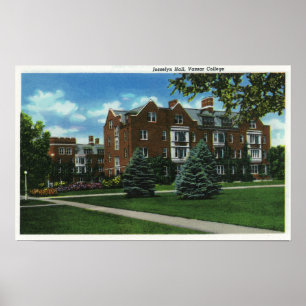 Poster Vue extérieure de Josselyn Hall, université de