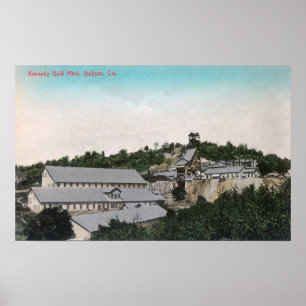 Poster Vue extérieure de Kennedy Gold MineJackson, CA