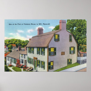 Poster Vue extérieure de la Maison Commune