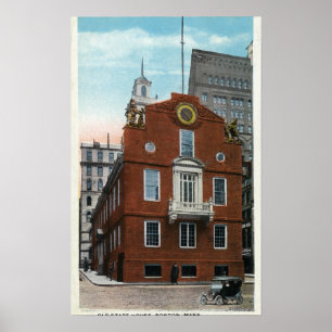 Poster Vue extérieure de la vieille Chambre d'état # 2