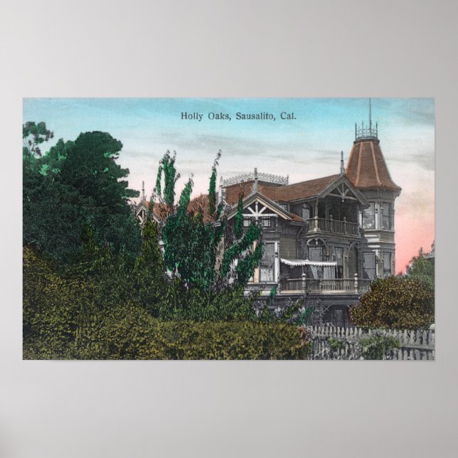 Poster Vue extérieure du bâtiment de Holly Oaks (Devant)