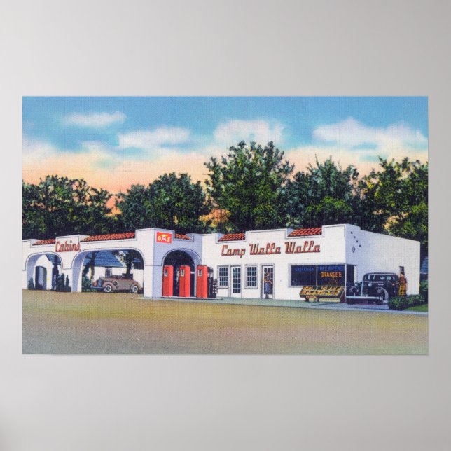 Poster Vue extérieure du Camp Walla Walla (Devant)