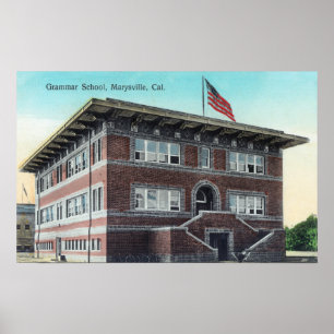 Poster Vue extérieure du lycée 3