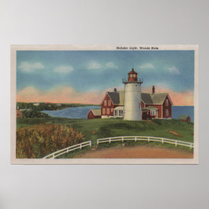 Poster Vue extérieure du phare de Nobska