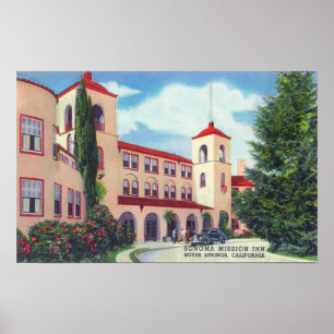 Poster Vue extérieure du Sonoma Mission Inn