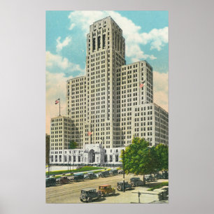 Poster Vue externe du NY State Office Bldg