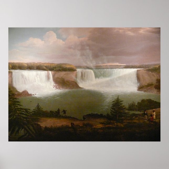 Poster Vue générale des chutes du Niagara par Alvan Fishe (Devant)