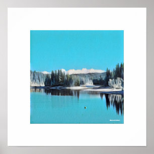 Poster Vue hiver