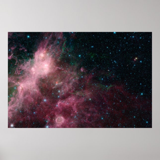 Poster Vue Infrarouge Montrant La Naissance Et La Mort De (Devant)