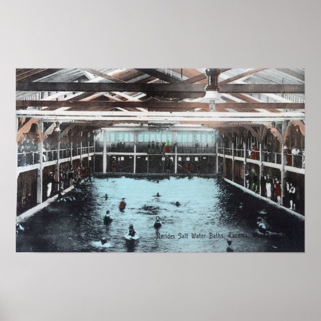 Poster Vue intérieure des bains salés Nerides (Devant)