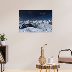 Poster Vue magnifique depuis le mont Viševnik, Slovénie