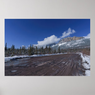 Poster Vue majestueuse sur la montagne du Château