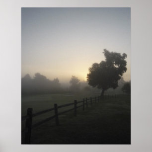 Poster Vue Misty Morning