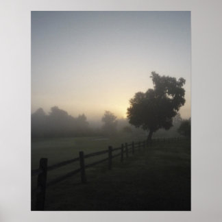Poster Vue Misty Morning