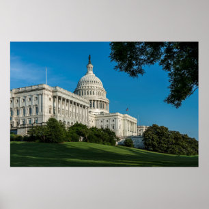 Poster Vue occidentale de bâtiment de capitol